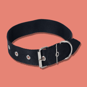 coleira nylon acetinada